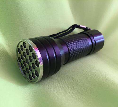 UV Ultraviolet 21 LED Flashlight Torch - plastic housing