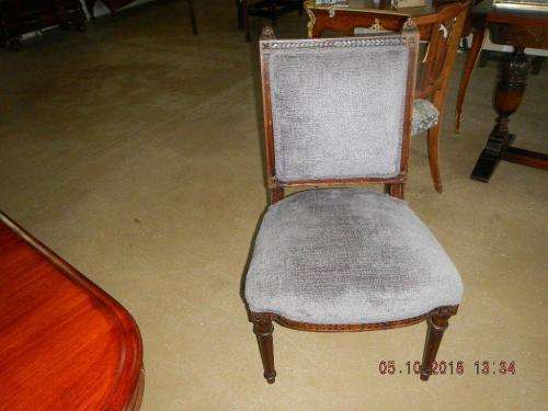 Four 19th Century oak French chairs  - as a set