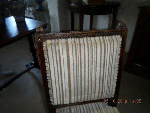 Four 19th Century oak French chairs  - as a set