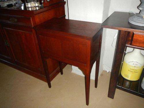 Vintage teak sewing box (work box) - L 53cm, 2 29cm, h 76cm