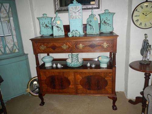 Late 19thC Georgian style mahogany buffet - Height 1.28, Length 1.22, width 53cm