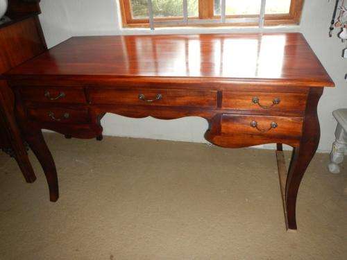Louis XVI Style Bombe Desk L140 x W68 x H81cm