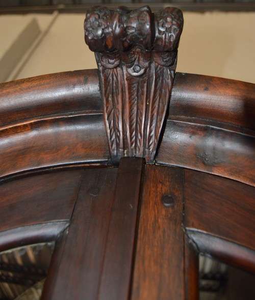 Antique Cape stinkwood display cabinet - length 1m, width 44cm, height 1.98cm. - Beautiful