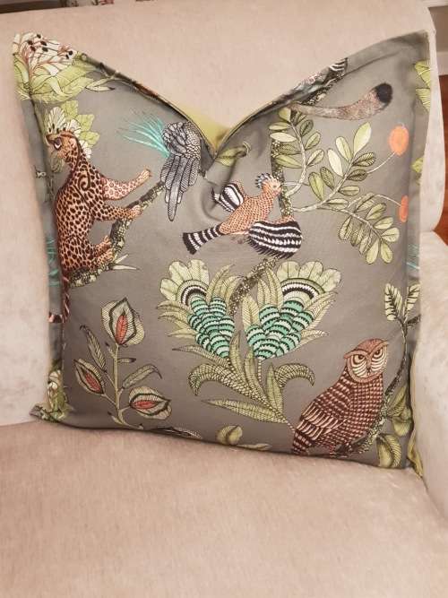 Newly made up Ardmore scatter (in the latest range) - 60x60 with oxford pleat edging. - Excl inner