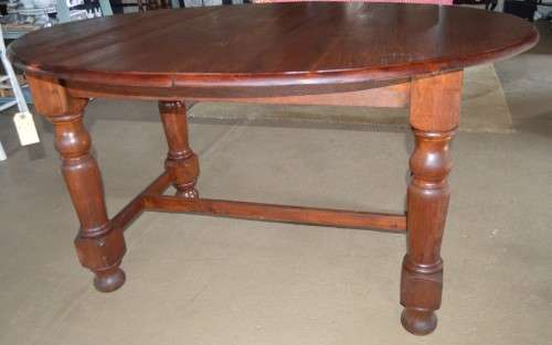 Vintage Teak 4 seater dining table - Length 1.4cm, width 1.04cm, height 76cm