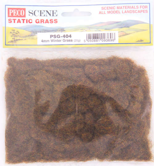 Peco Scene Static Grass PSG-404 4mm Winter Grass (20g)