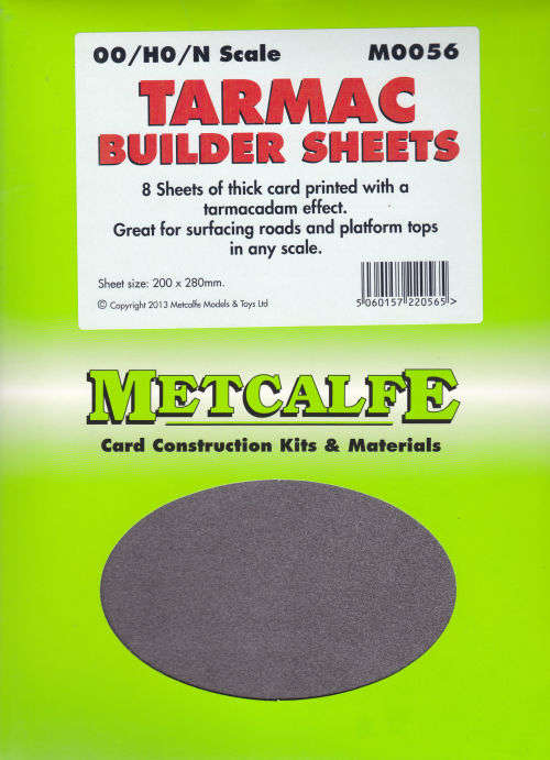 Metcalfe M0056 Tarmac Builder Sheets (8) OO/HO/N