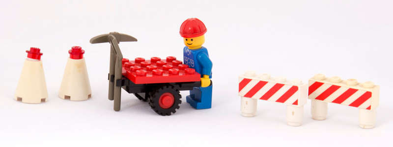 Lego #6606 Road Repair Set (Set from 1983)