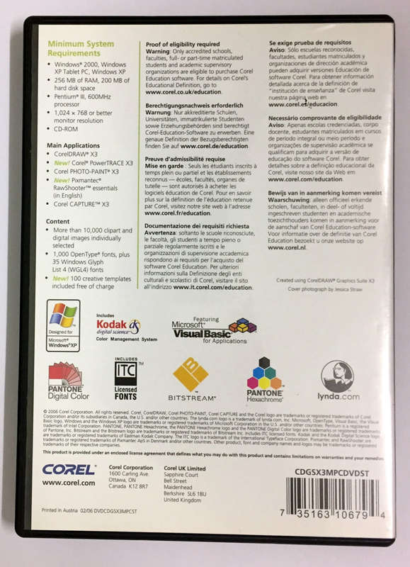 CorelDRAW X3 Graphics Suite - Education Edition