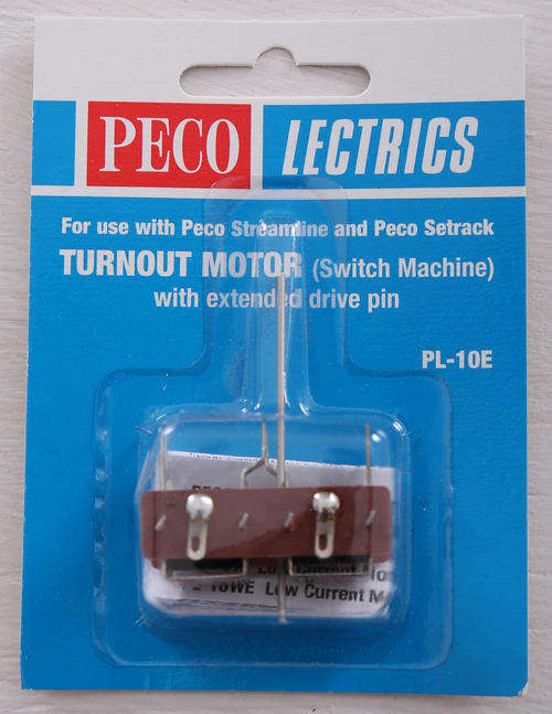 PECO Lectrics PL-10E Turnout Motor with extended drive pin