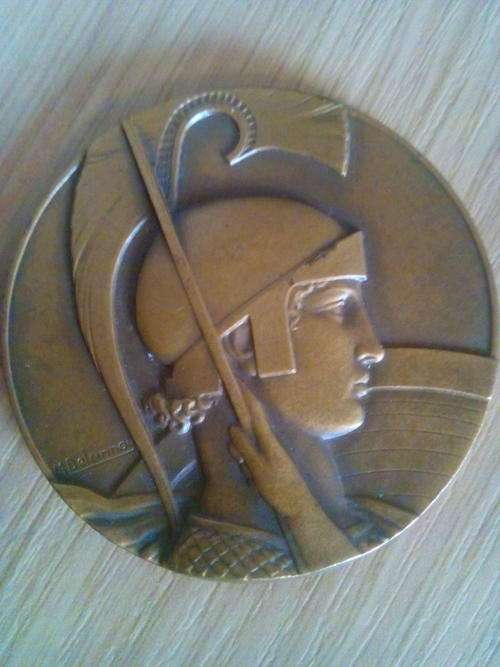 Medallion commemorating B.E.S.L pilgrimage to France in honour of fallen comrades in World War 1.