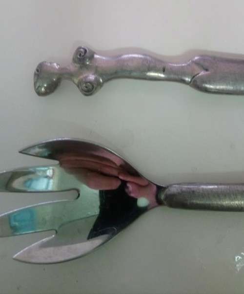 Pair Carrol Boyes salad servers