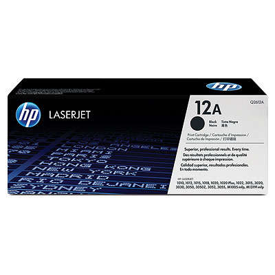 HP Q2612A Black Toner Cartridge (HP 12A)