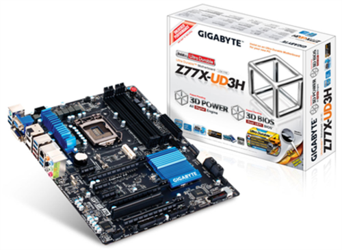 Gigabyte Z77X-UD3H + Intel I5 2500K CPU + 8Gb Corsair DDR3 Ram