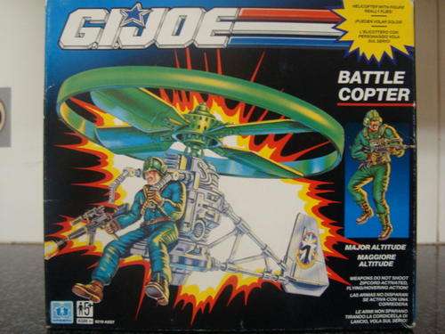 GI Joe Battle Copter with Major Altitude VHTF!!!