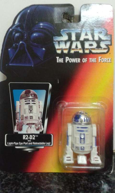 Star Wars POTF R2-D2, Light-eye pipe port and retractable leg!