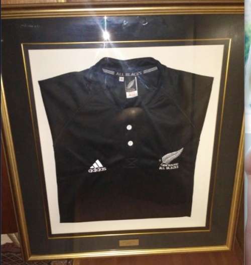 Framed New Zealand Rugby Jersey