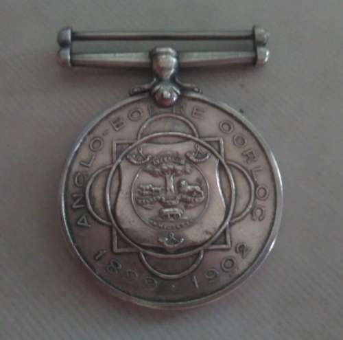 ABO -Medal to Burger H J A DE LA REY