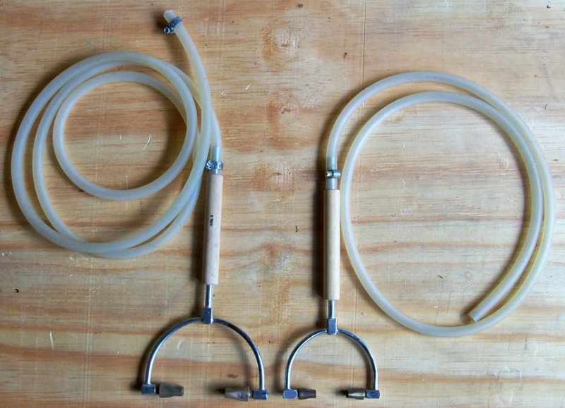 2x fishtail splicing torches, with hoses, multi purpose