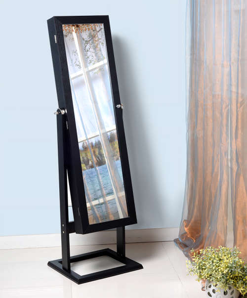FULL LENGTH DRESSING JEWELLERY CABINET WITH MIRROR