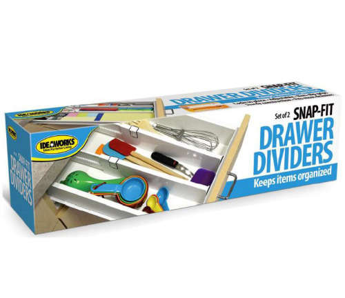 Set of two Snap-Fit Drawer Dividers