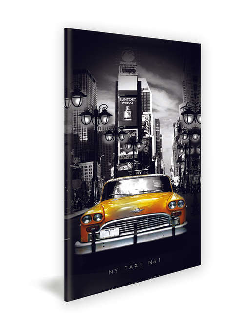 50CM x 70CM "New York Taxi No1" Canvas Print