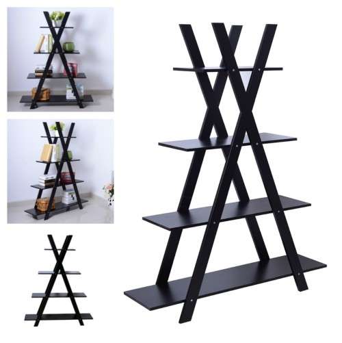 4 Layer Ladder Bookshelf