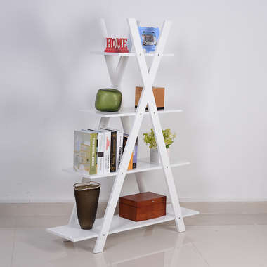 4 Layer Ladder Bookshelf