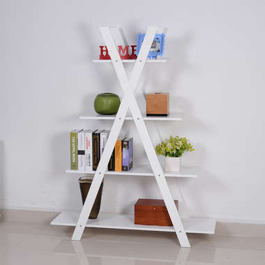 4 Layer Ladder Bookshelf