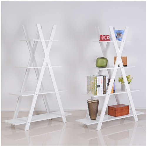 4 Layer Ladder Bookshelf