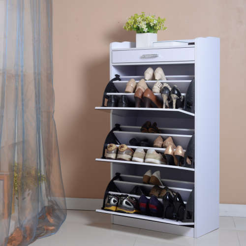 3 Door Shoe Cabinet With a Drawer