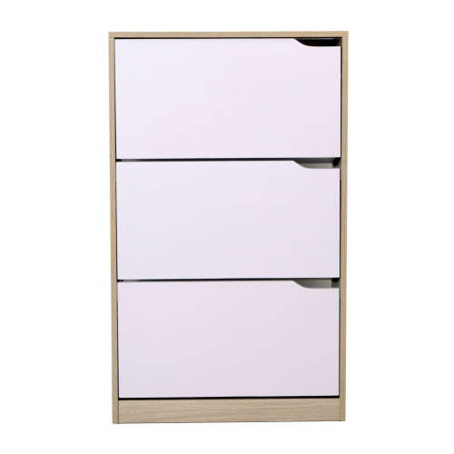 3 Door Wooden Shoe Cabinet