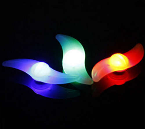 LED multicolor spoke light for bike wheels