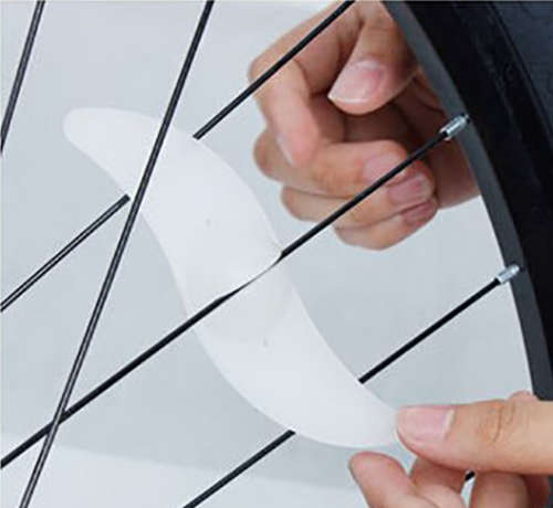 LED multicolor spoke light for bike wheels