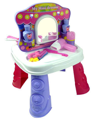 Girl's 26Pcs Kitchen and Dresser 2 in 1 Set