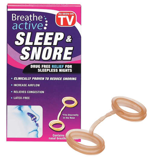 Breathe Active Anti-Snoring Nasal Plugs