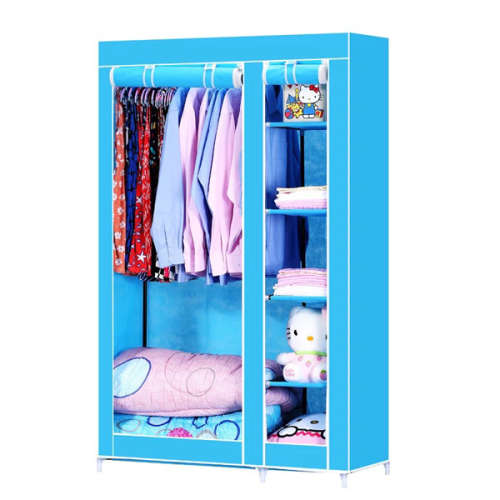 STORAGE WARDOBE CLOTHES RAIL WITH PROTECTIVE COVER