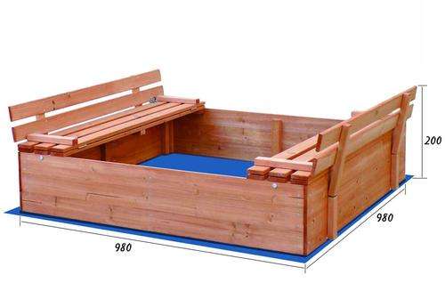 Wooden Sandpit for kids