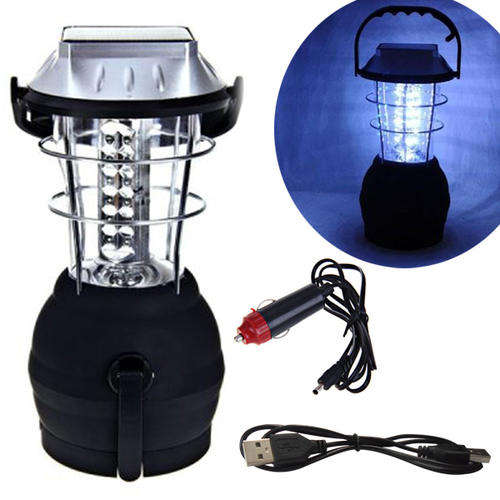 5 way Hand Crank, Solar, Rechargeable 36LED mobile Lantern