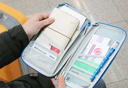 Travel & Passport Document Holder