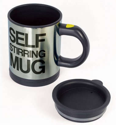 SELF STIRRING MUG