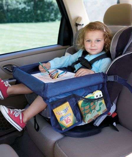Travel tray that's even crash tested