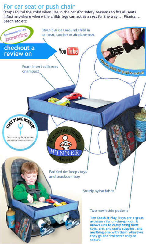 Free Shipping Waterprood Play and Snack Tray/ Car Seat Tray