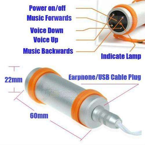 4GB MEMORY WATERPROOF MP3 PLAYER FOR WATER SPORTS