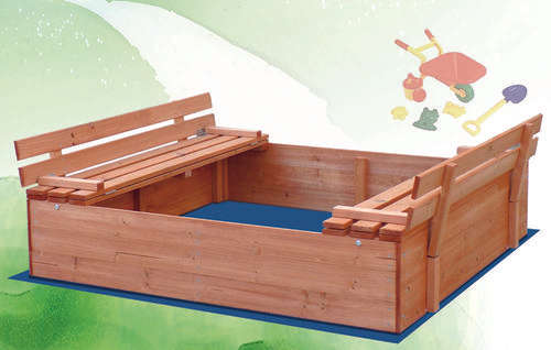 WOODEN SANDPIT FOR KIDS