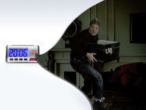 REMOTE CONTROLED MULTI-FUNCTION SPY CAMERA CLOCK