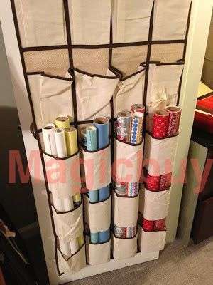 Over the door shoe organizer  Over the door shoe organizer. 16 pockets for 8 pairs of shoes. 
