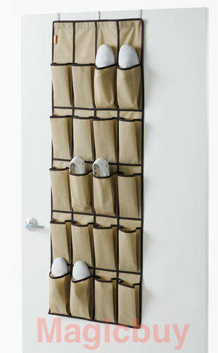 Over the door shoe organizer  Over the door shoe organizer. 16 pockets for 8 pairs of shoes. 