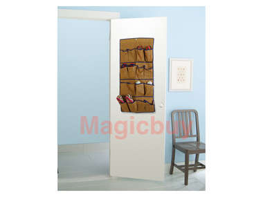 Over the door shoe organizer  Over the door shoe organizer. 16 pockets for 8 pairs of shoes. 
