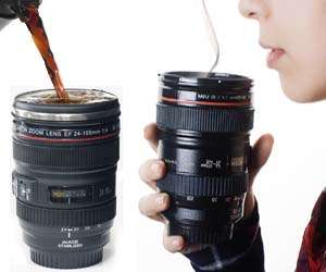 CAMERA STYLE PHOTO LENS-SHAPED MUG